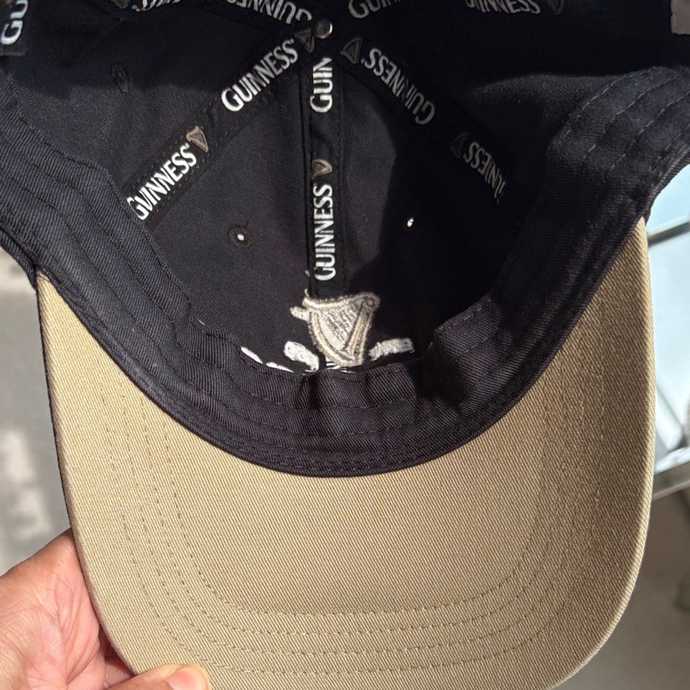 Guinness Black Cap with Gold Logo - Picture 6 of 9